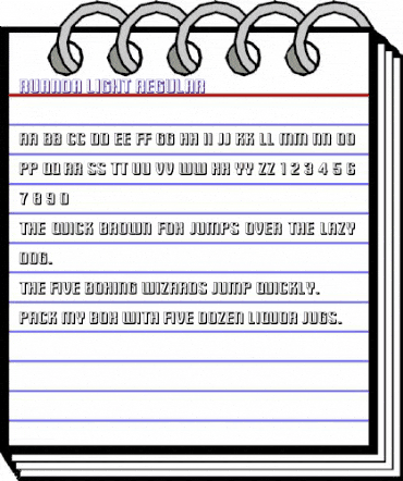 Ruanda Light Regular animated font preview Ruanda Light Regular animated font preview