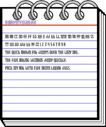 RubaiyatEngraved Regular animated font preview RubaiyatEngraved Regular animated font preview