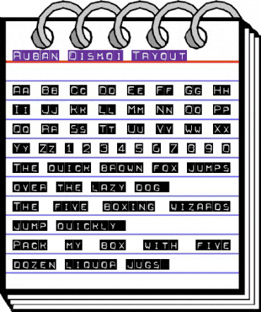 Ruban Dismoi Tryout Regular animated font preview Ruban Dismoi Tryout Regular animated font preview