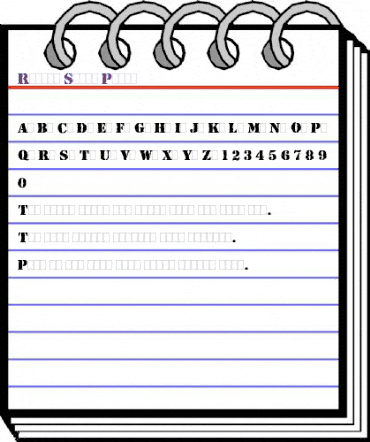 Rubber Stamp Regular animated font preview Rubber Stamp Regular animated font preview