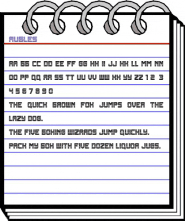 Rubles Regular animated font preview Rubles Regular animated font preview