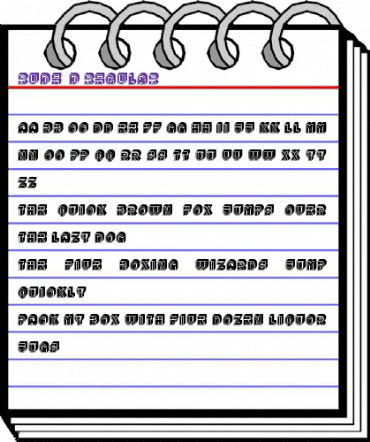 Rude 3D Regular animated font preview Rude 3D Regular animated font preview