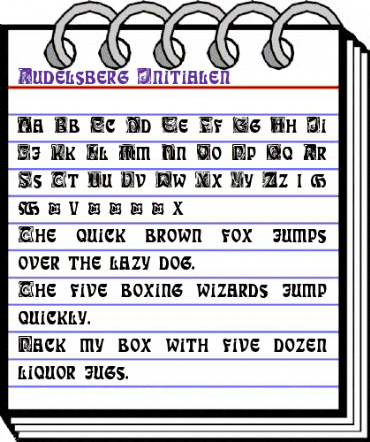 Rudelsberg-Initialen Regular animated font preview Rudelsberg-Initialen Regular animated font preview