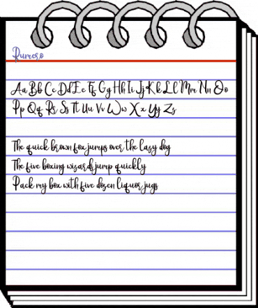 Rumero Regular animated font preview