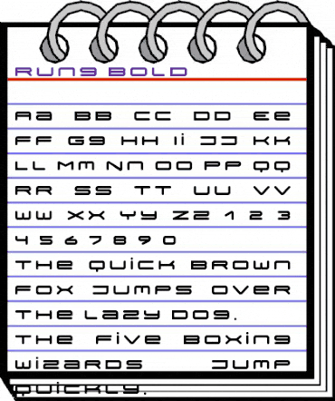 Rung Bold animated font preview