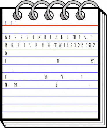 Runy-Tunes Regular animated font preview Runy-Tunes Regular animated font preview