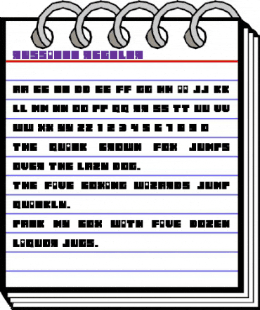 Russiano Regular animated font preview Russiano Regular animated font preview