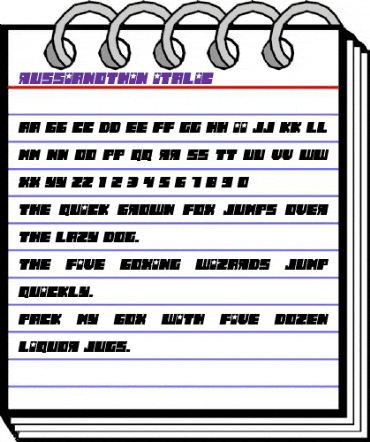 Russiano Thin Italic animated font preview Russiano Thin Italic animated font preview