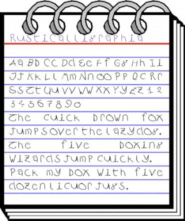 RustiCalligraphia Regular animated font preview RustiCalligraphia Regular animated font preview