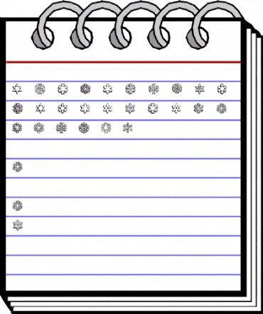 ryp_sflake5 Regular animated font preview ryp_sflake5 Regular animated font preview