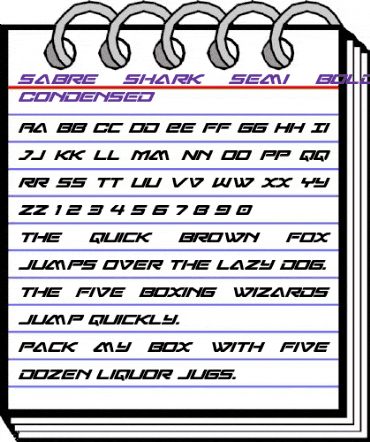 Sabre Shark Semi-Bold Semi-Condensed Semi-Bold Semi-Condensed animated font preview Sabre Shark Semi-Bold Semi-Condensed Semi-Bold Semi-Condensed animated font preview