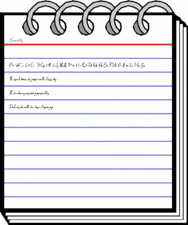 Sacreditty Regular animated font preview