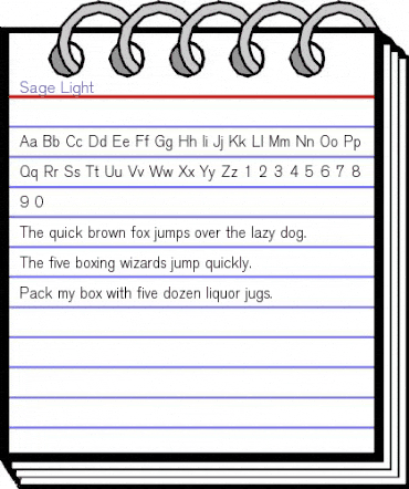 Sage Light Regular animated font preview Sage Light Regular animated font preview