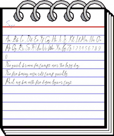 Sago Regular animated font preview