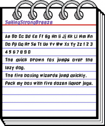 SailingStrongBreeze Regular animated font preview SailingStrongBreeze Regular animated font preview