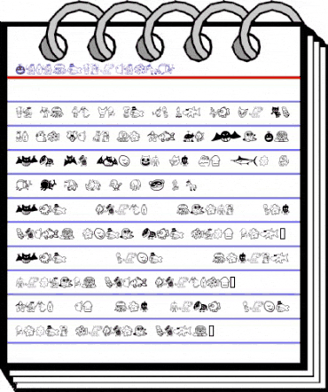 SakabeAnimal02 Regular animated font preview