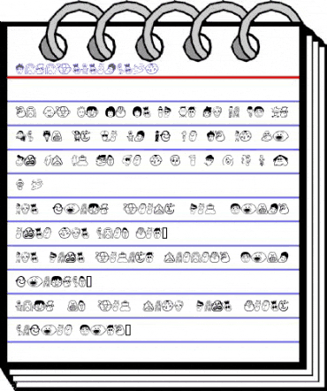 SakabePeople01 Regular animated font preview