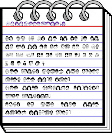 SakabePeople05 Regular animated font preview