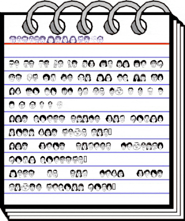 SakabePeople06 Regular animated font preview