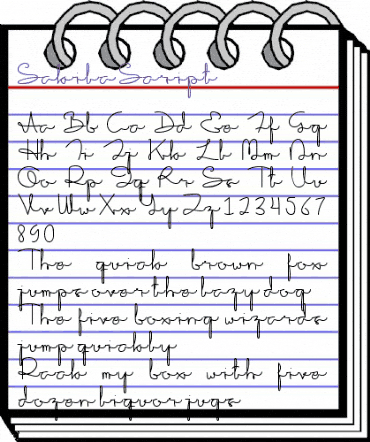 Sakila Script Regular animated font preview