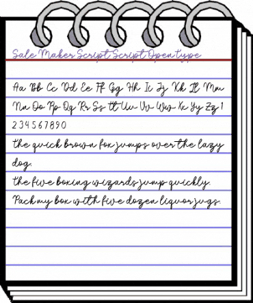 Sale Maker Script Script animated font preview Sale Maker Script Script animated font preview