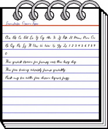 Sambara Regular animated font preview Sambara Regular animated font preview