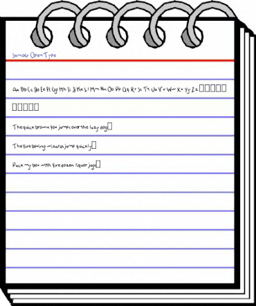 Samosir Regular animated font preview Samosir Regular animated font preview