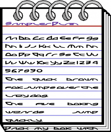 Sampler Italic animated font preview Sampler Italic animated font preview