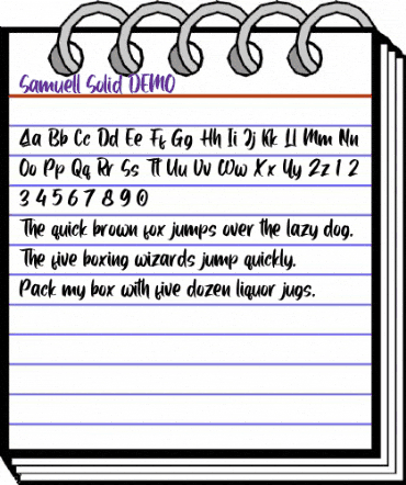Samuell Solid_DEMO Regular animated font preview Samuell Solid_DEMO Regular animated font preview