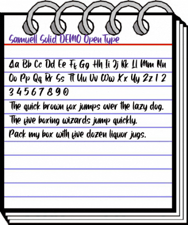 Samuell Solid_DEMO Regular animated font preview Samuell Solid_DEMO Regular animated font preview