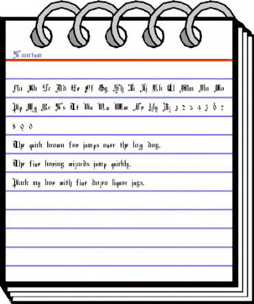 Sanctum Regular animated font preview