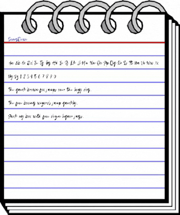 Sang Dewi Regular animated font preview Sang Dewi Regular animated font preview