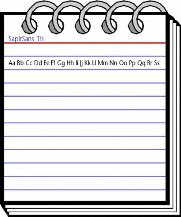 SapirSans Th Regular animated font preview SapirSans Th Regular animated font preview