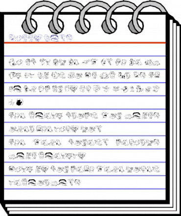 Sappy Mugs Regular animated font preview