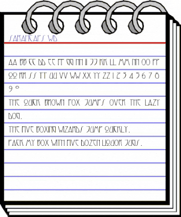 SarahCaps Wd Regular animated font preview SarahCaps Wd Regular animated font preview