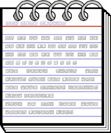 SBC Baby Blocks Regular animated font preview SBC Baby Blocks Regular animated font preview