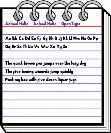 School Holic 3 School Holic 3 animated font preview School Holic 3 School Holic 3 animated font preview