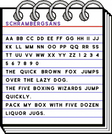 Schramberg Sans Regular animated font preview Schramberg Sans Regular animated font preview