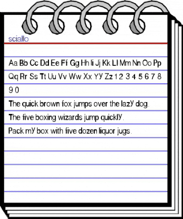 sciallo Regular animated font preview sciallo Regular animated font preview