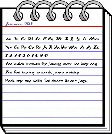 Scirocco Regular animated font preview Scirocco Regular animated font preview