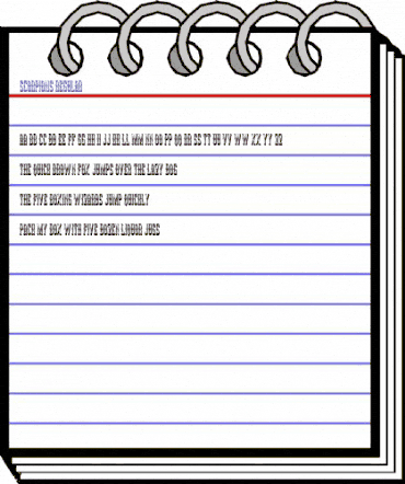 Scorpions Regular animated font preview