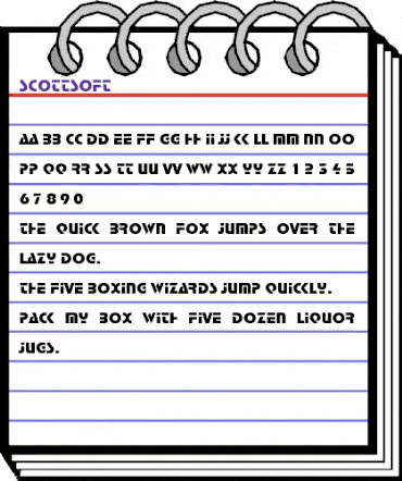 ScottSoft Regular animated font preview ScottSoft Regular animated font preview