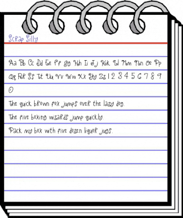 Scrap Silly Regular animated font preview Scrap Silly Regular animated font preview