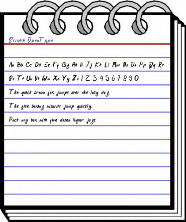 Scratch Regular animated font preview Scratch Regular animated font preview