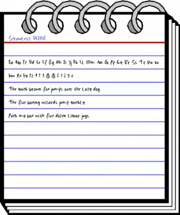 Scrawlerz DEMO Regular animated font preview Scrawlerz DEMO Regular animated font preview