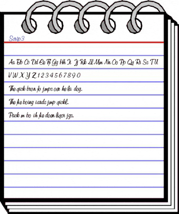 Script3 Regular animated font preview Script3 Regular animated font preview