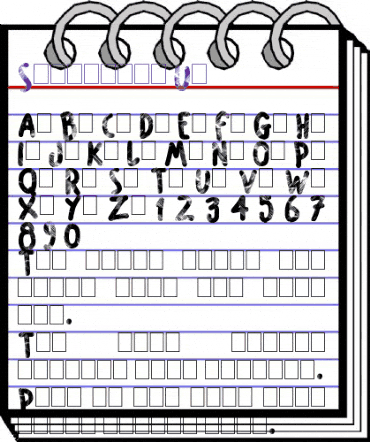 Scrunched Up Regular animated font preview