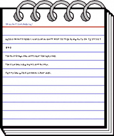 SD Auto Pilot Regular animated font preview