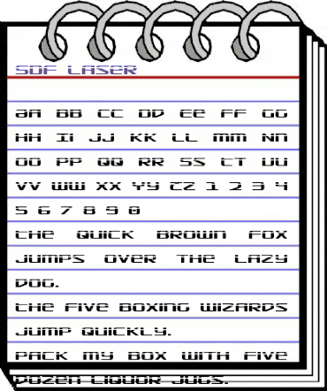 SDF Laser Laser animated font preview SDF Laser Laser animated font preview