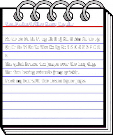 SeanBeckerOutline-Heavy Regular animated font preview SeanBeckerOutline-Heavy Regular animated font preview